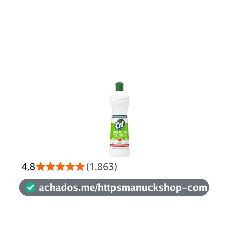 Cif Multiuso - Limpador +Antibac Squeeze 500ml