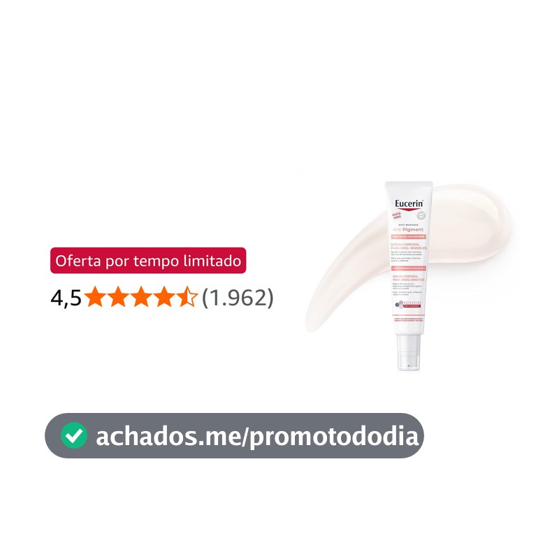 EUCERIN Sérum Corporal Antimanchas Áreas Sensíveis 75ml, Anti-Pigment, Clareador Axilas e Virilha, Thiamidol