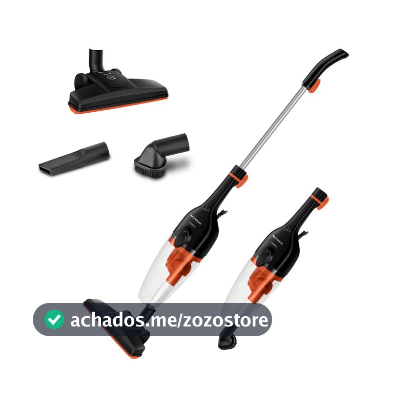 MONDIAL Aspirador de Pó Turbo Cycle, Preto/Laranja, 1500W, 110V - AP-40-B