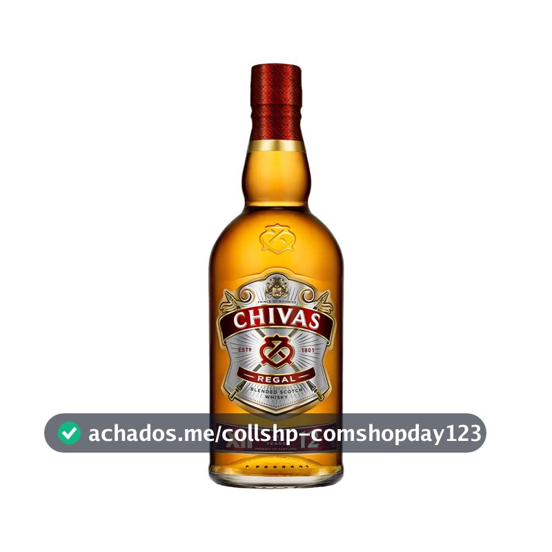 Whisky Chivas Regal 12 anos Blended Escocês - 750 ml
