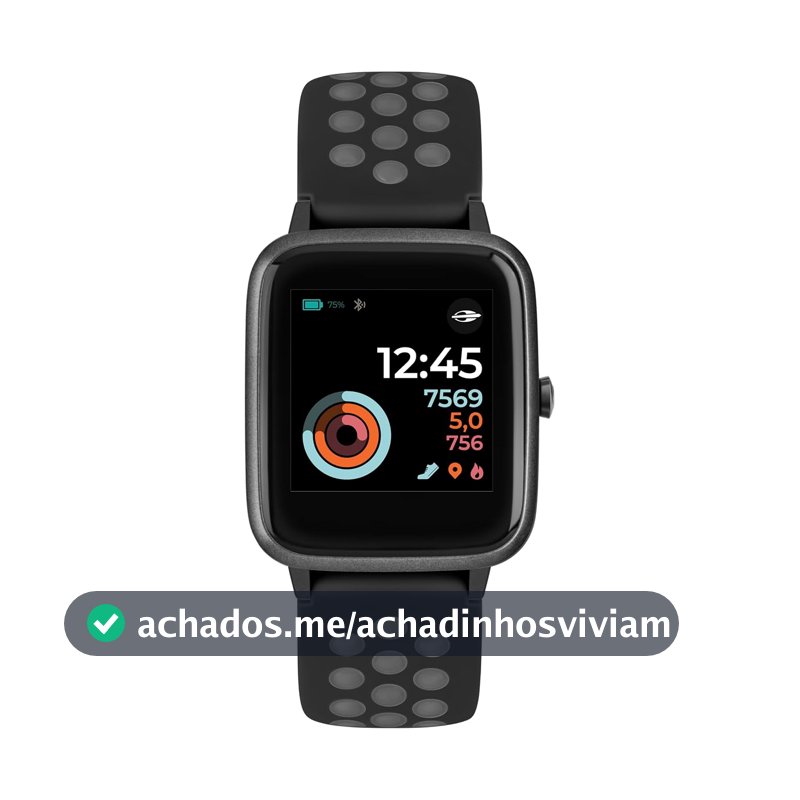 Relógio Mormaii Smartwatch - Masculino Life Preto - MOLIFEAR/8P