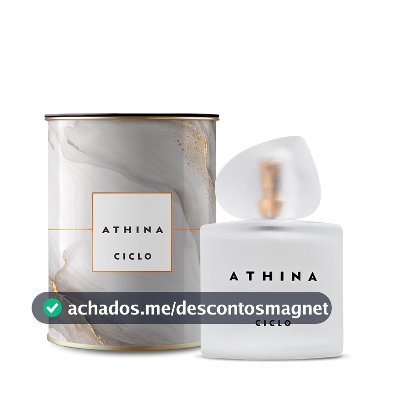 Perfume Deo Colônia Athina Feminino 100ml Com Lata Ciclo