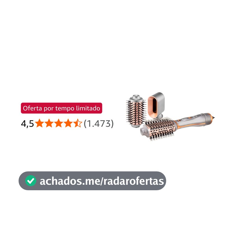 Philco Escova Secadora PES19SG 3 acessórios 1300W