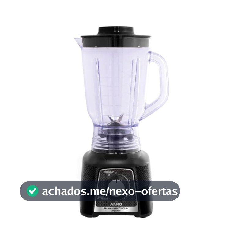 Liquidificador Arno Power Mix Limpa Fácil LQ33 700W Preto 127V