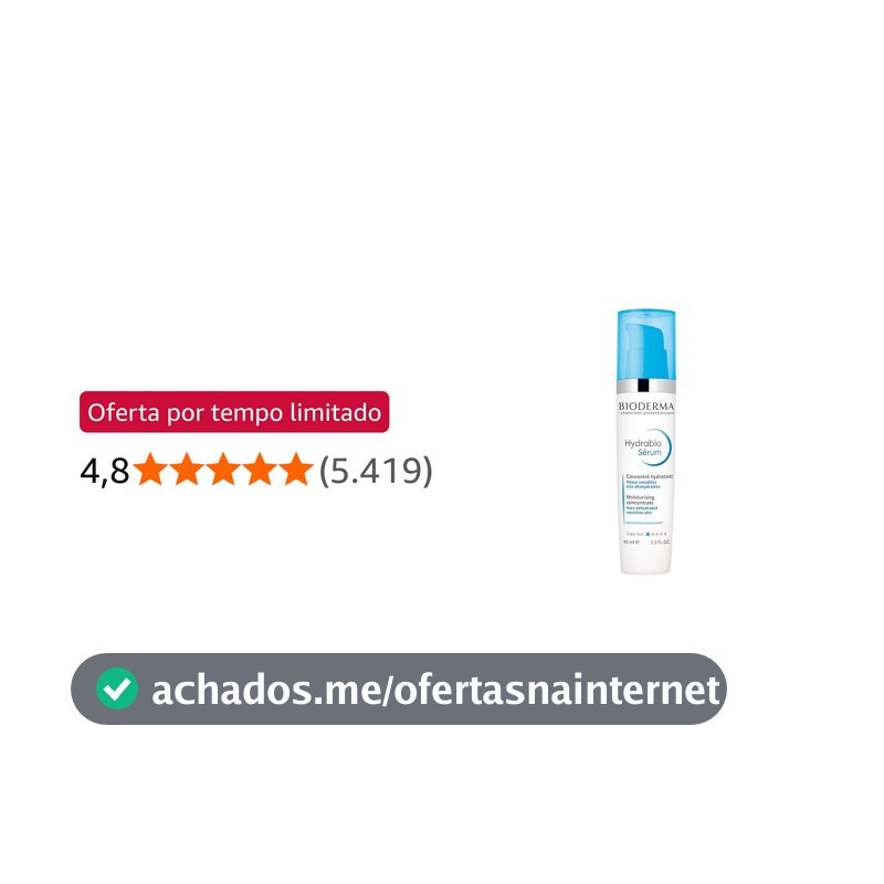 BIODERMA Hydrabio Sérum - Sérum Facial Hidratante e Fortalecedor 40ml