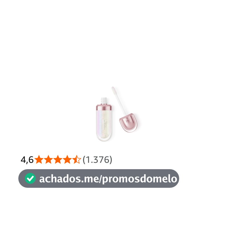 KIKO MILANO, 3D Hydra Lip Oil, Gloss Hidratante de Lábios, Efeito 3D, Cor
