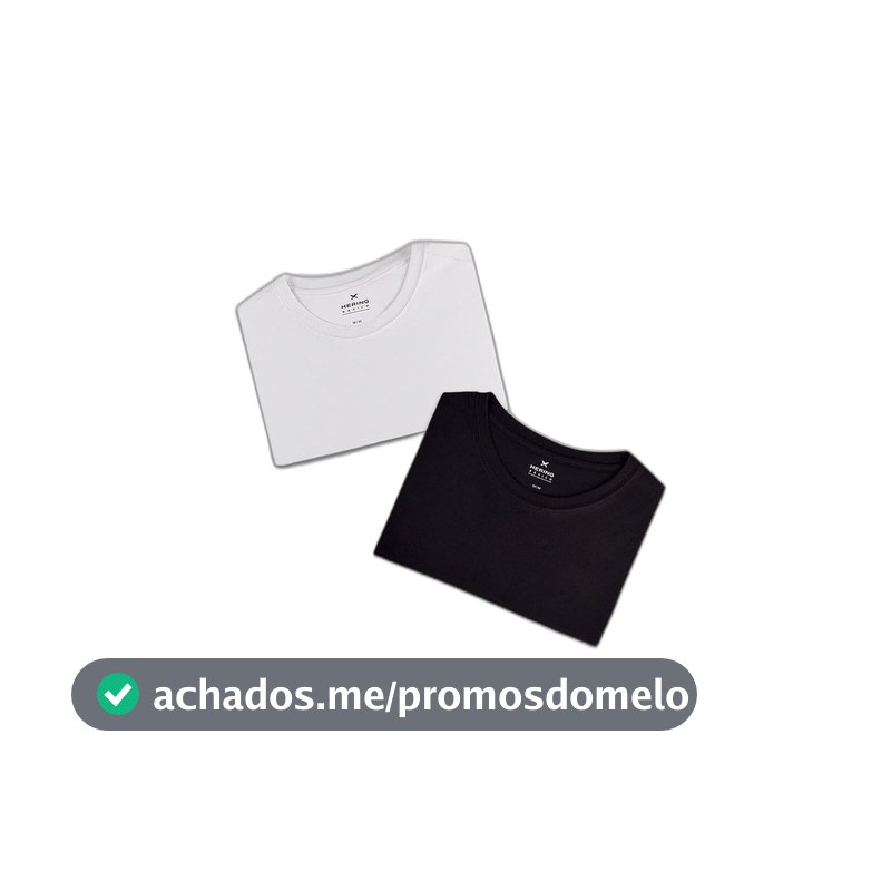 Kit 2 Camisetas Hering Básicas Femininas