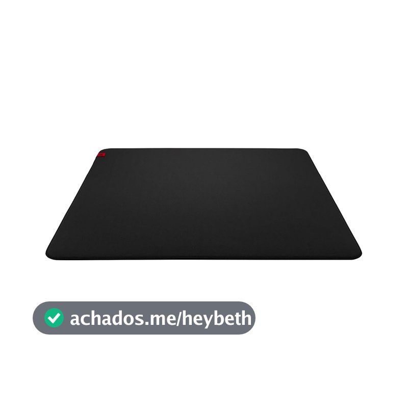 Mousepad Gamer Zowie H-TR Black para Esports 500 x 500 mm