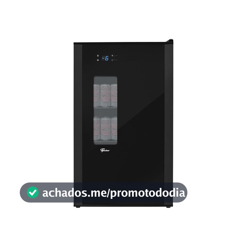 Fischer Cervejeira Infinity Multi Frost Free 92L Preto 220V