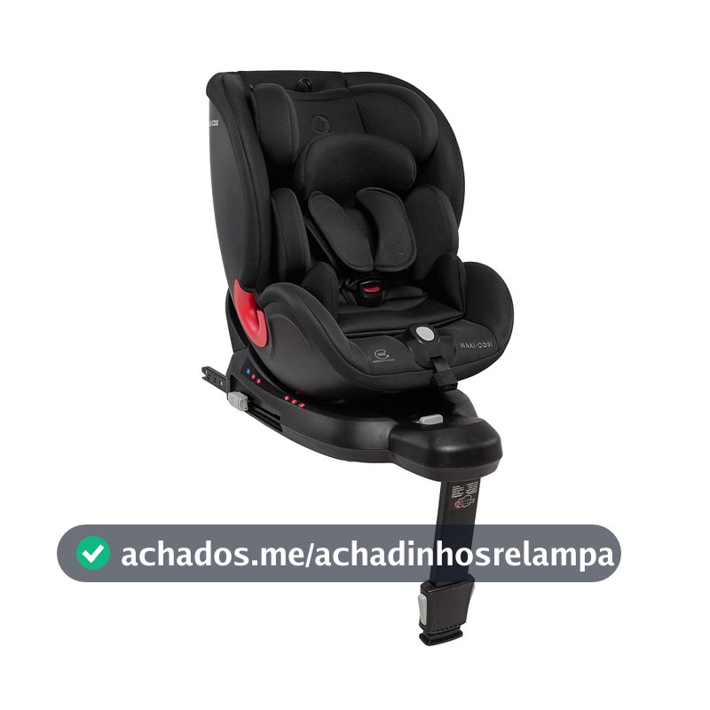 Cadeirinha Maxi-Cosi, Spinel, 0 a 36kg, com Giro 360°, Authentic Black