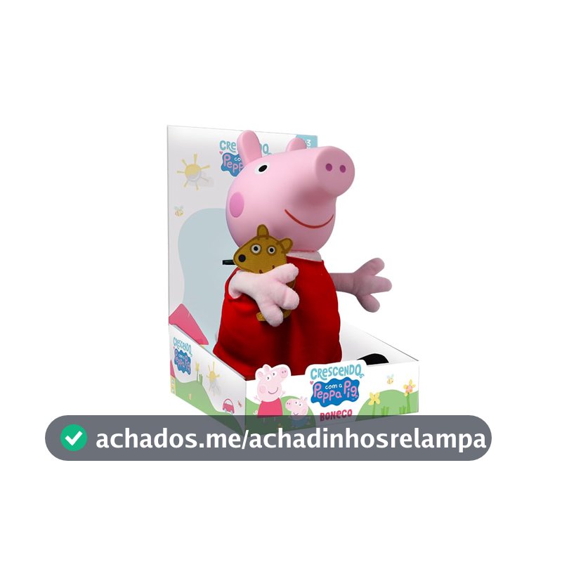 Novabrink - Baby Brink - Boneca Peppa Pig - 32 cm de altura