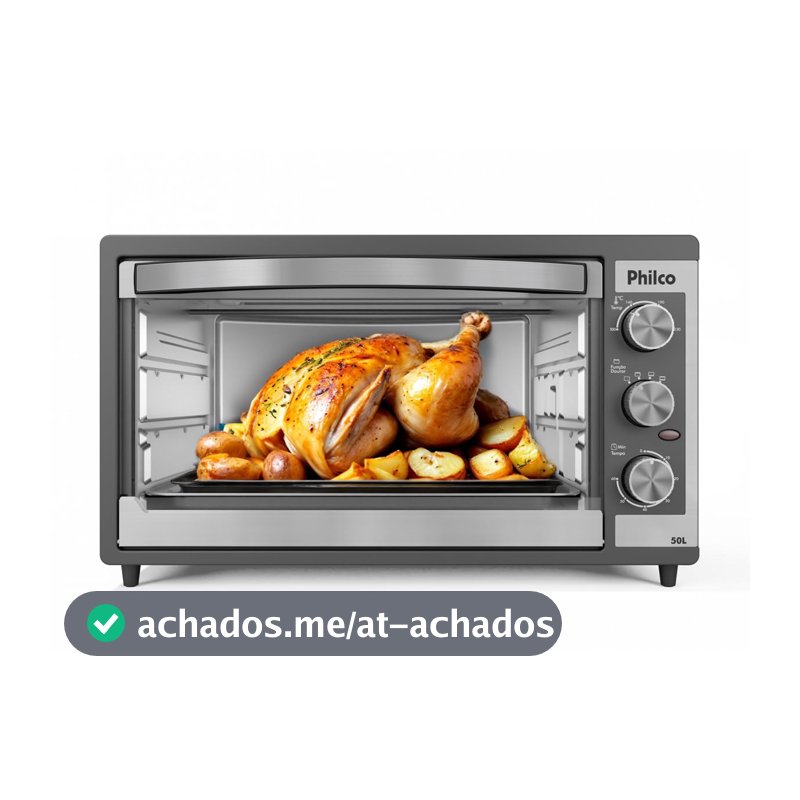 Forno Elétrico Philco 50L Dupla Resistência PFE52P 220V