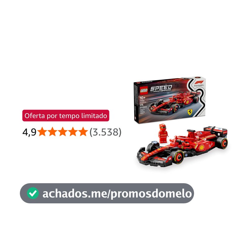 LEGO Speed Champions Carro de Corrida Ferrari SF-24 F1® 77242