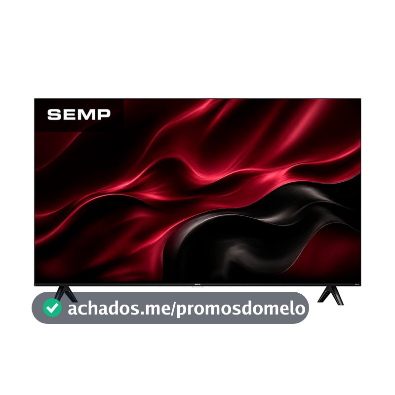 Smart TV Semp 43 Polegadas LED Full HD S42R Roku TV Wi-Fi Dolby Audio Brilho até 240 Nits 43S42R