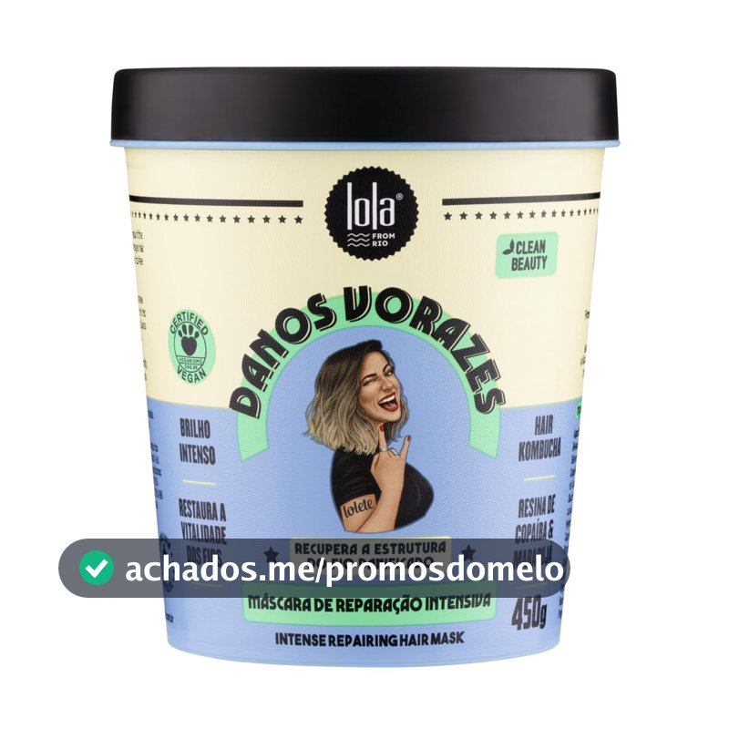 Danos Vorazes Máscara de Tratamento 450g , Lola Cosmetics