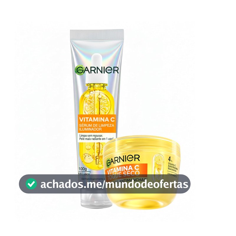 Sérum de limpeza 100g + Hidratante Antimanchas Garnier 85g