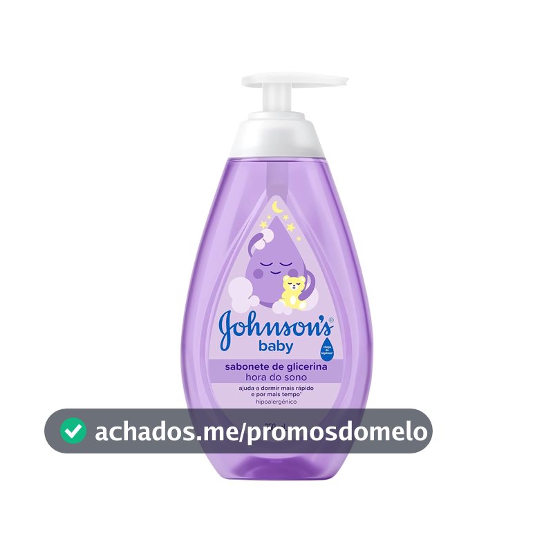 Sabonete Líquido Johnson's Baby Hora do Sono, Lavanda, 750ml
