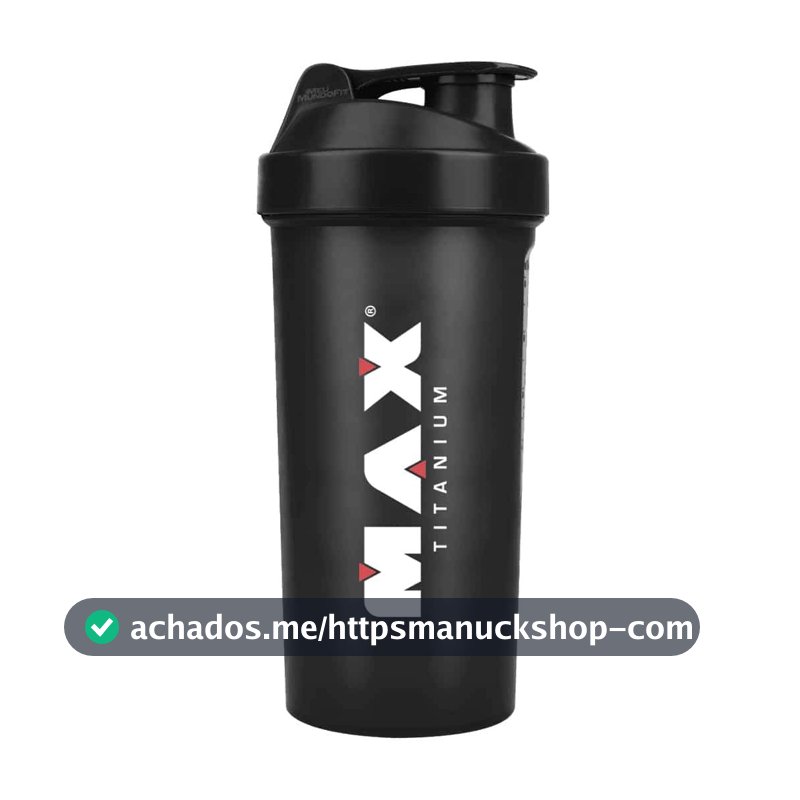 Max Titanium Coqueteleira 1 Dose (700Ml) - Preta -