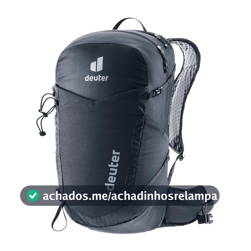 Deuter, Mochila para Hiking 23L Leve Compartimento para Hidratação e Suporte para Bastão 100% Sustentável, Speed Lite Pro