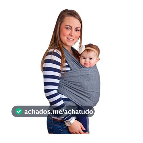 Wrap Sling Cinza Mescla