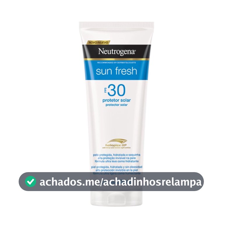 Protetor Solar Corporal em Loção Neutrogena Sun Fresh, FPS 30, 200ml