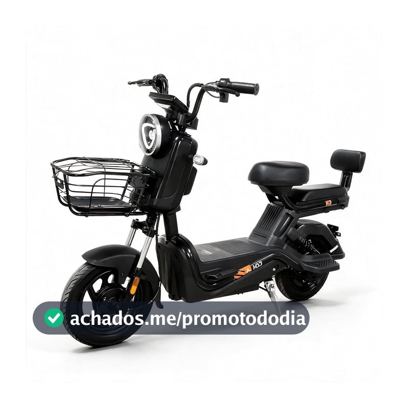 Bicicleta Elétrica Urbana 750W para Adultos, Bike Elétrica para Cidade, 60V 20Ah, Autonomia 50km, Freios a Tambor e Suspensão Dupla – Ideal para Compras e Trabalho