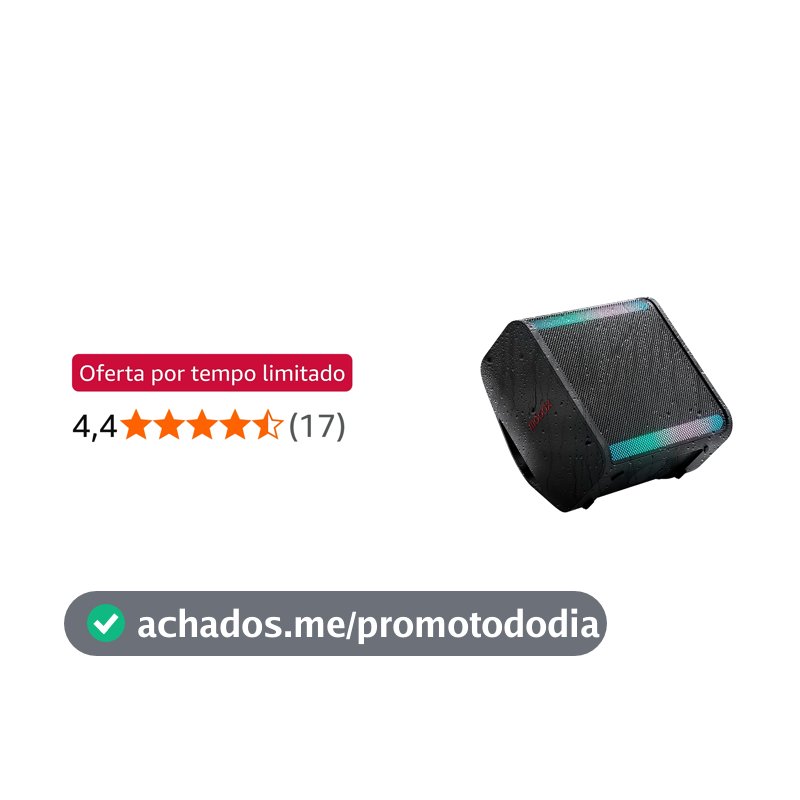Caixa de Som LG XBOOM Stage 301, 240W, Bluetooth, IPX4, bateria 12h, Bass Boost, luzes LED, entrada óptica e USB
