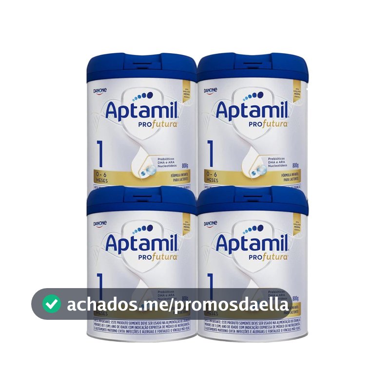 Fórmula Infantil Aptamil Profutura 1 800g - Kit 4 latas