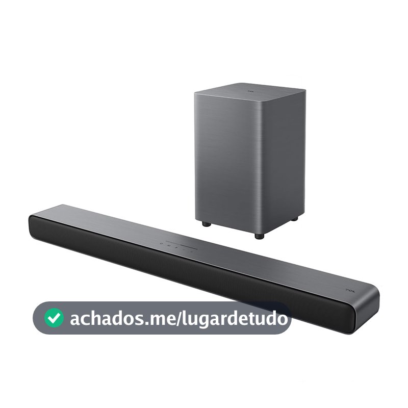 Soundbar TCL S55H 220W Bluetooth 2.1 com Subwoofer Sem Fio
