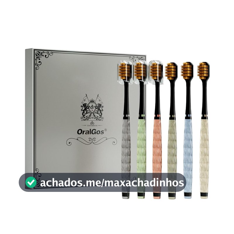 OralGos Escova de Dente Adulto Macia 6 Unidades