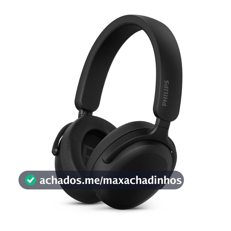 PHILIPS, Headphone Bluetooth, TAH2300BK/00, Com Microfone, Até 55 horas de bateria, Design Over-ear, Dobrável, Preto