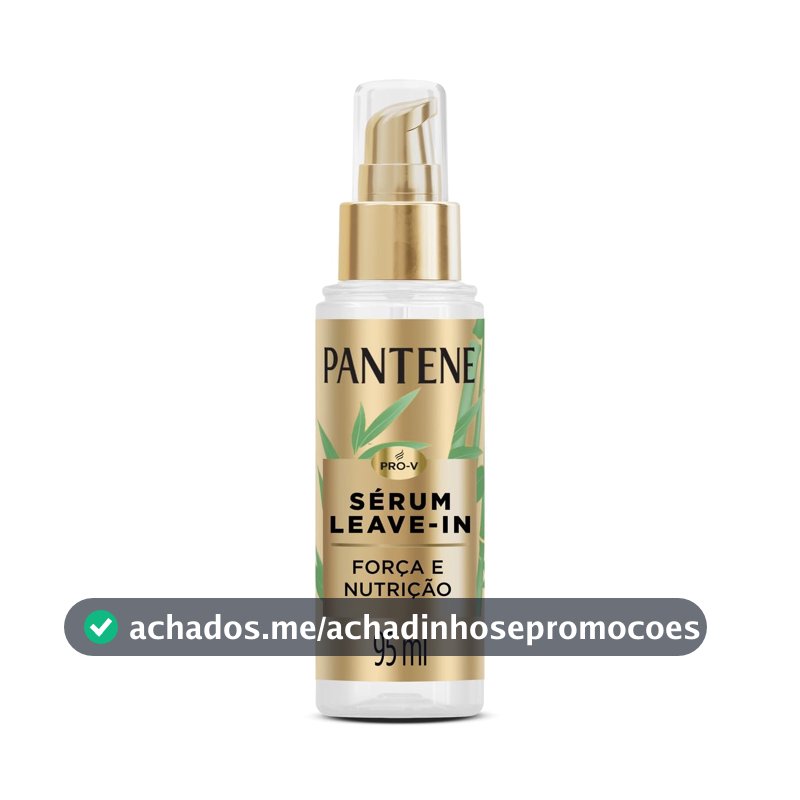 Pantene Sérum Leave-in Bambu Força Nutrição Controle de Frizz 95 ml