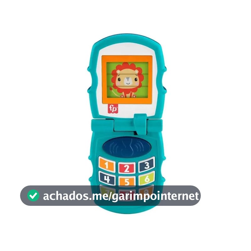 Fisher-Price, Brinquedo Celular dos Animais com Toques e Sons para Bebês, Mattel