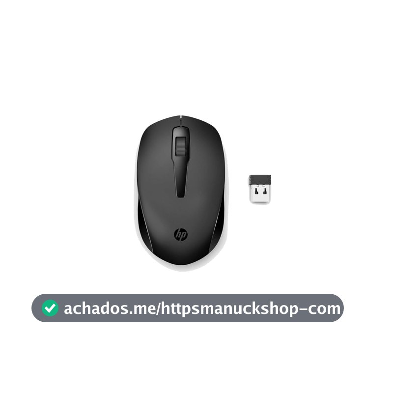 Mouse Sem Fio HP 150 - Sensor óptico de 1600 DPI, Conexão 2,4 GHz com Receptor USB, Design Ambidestro Ergonômico e Rolagem com Função Dupla (2S9L1AA)