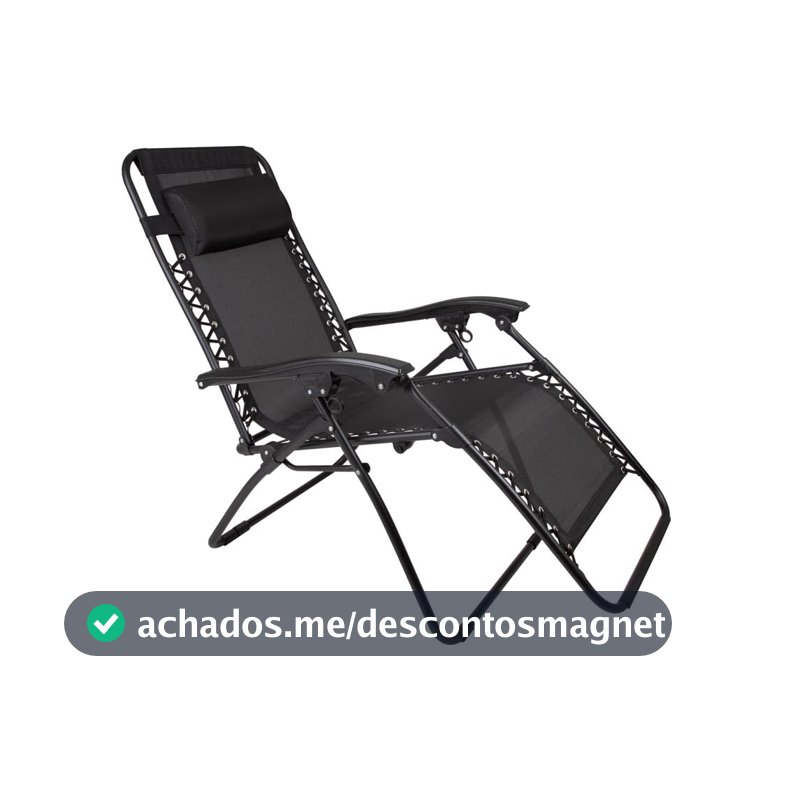 Mor - Cadeira Sevilha Reclinável Aço Preta