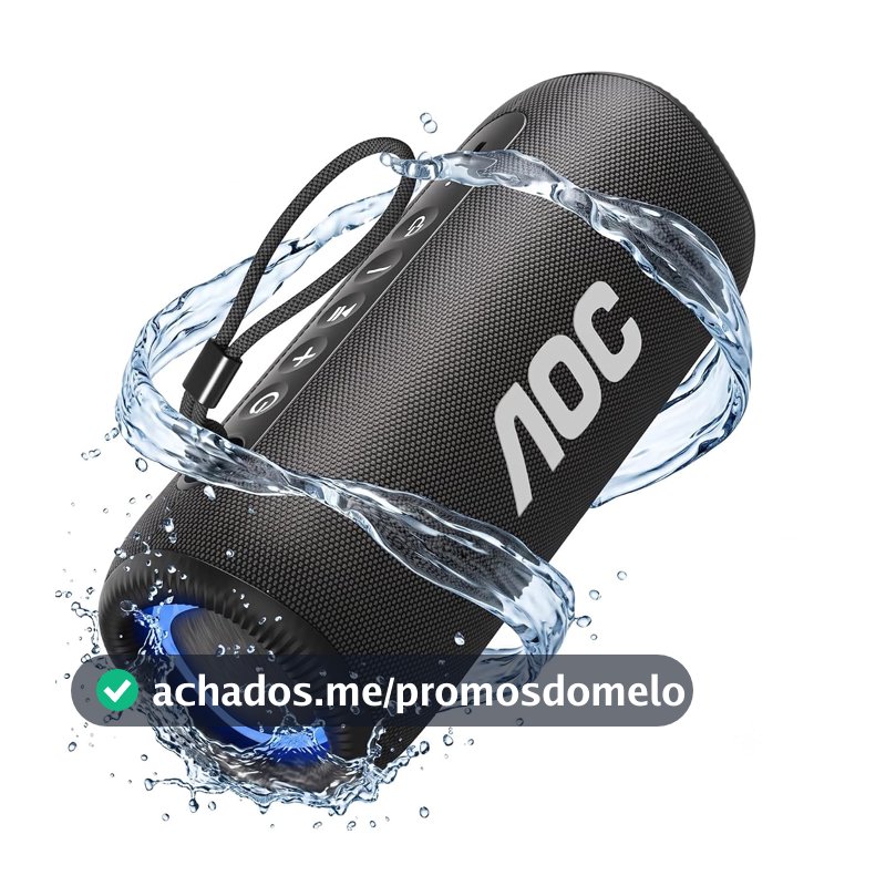 AOC ACS5311 Caixas de Som Portáteis Bluetooth 37W, IP67 à Prova D'água