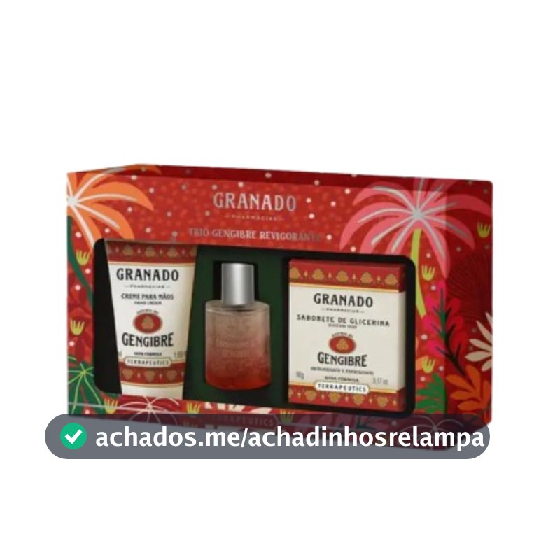 Granado Kit, Terrapeutics, Trio Gengibre Revigorante