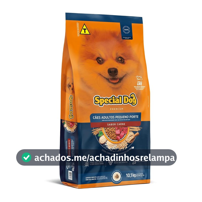 Ração Special Dog Adultos Pequeno Porte - 10,1Kg