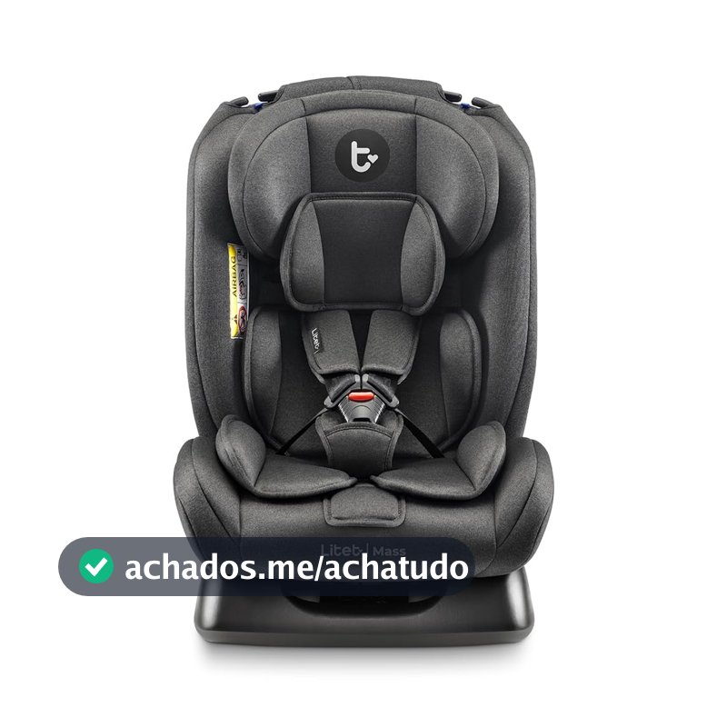 Cadeira Para Auto 0-36 Kg Mass Preta Litet - BB456