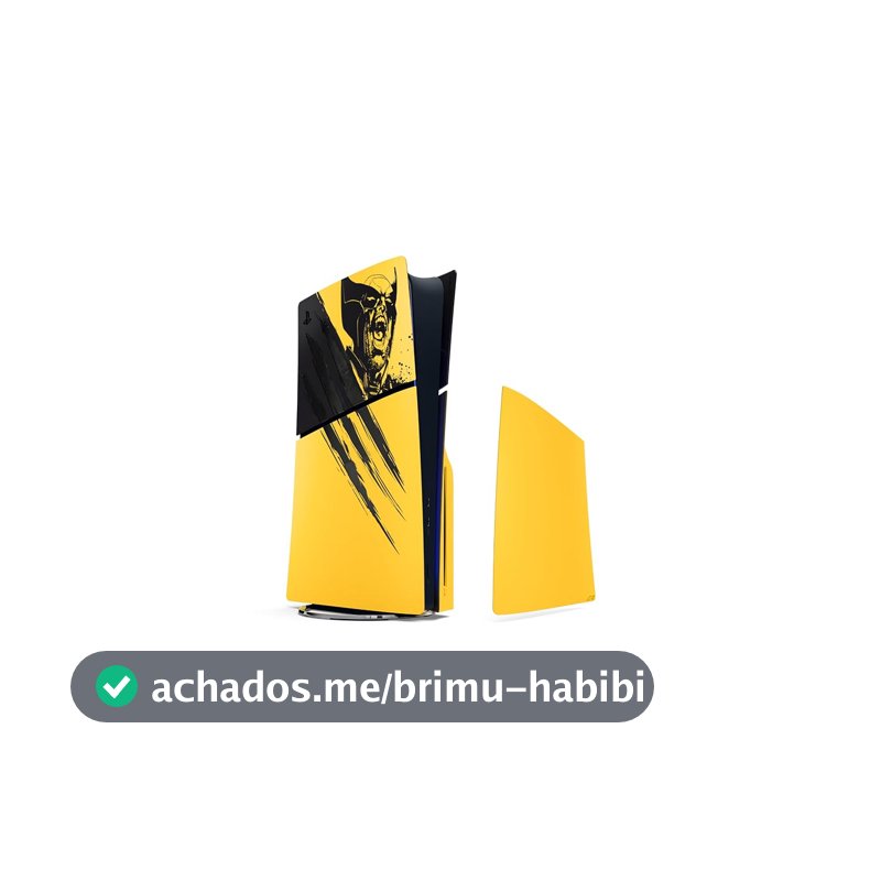Tampas do console PlayStation®5 – Marvel's Wolverine Edição Limitada Amarelo