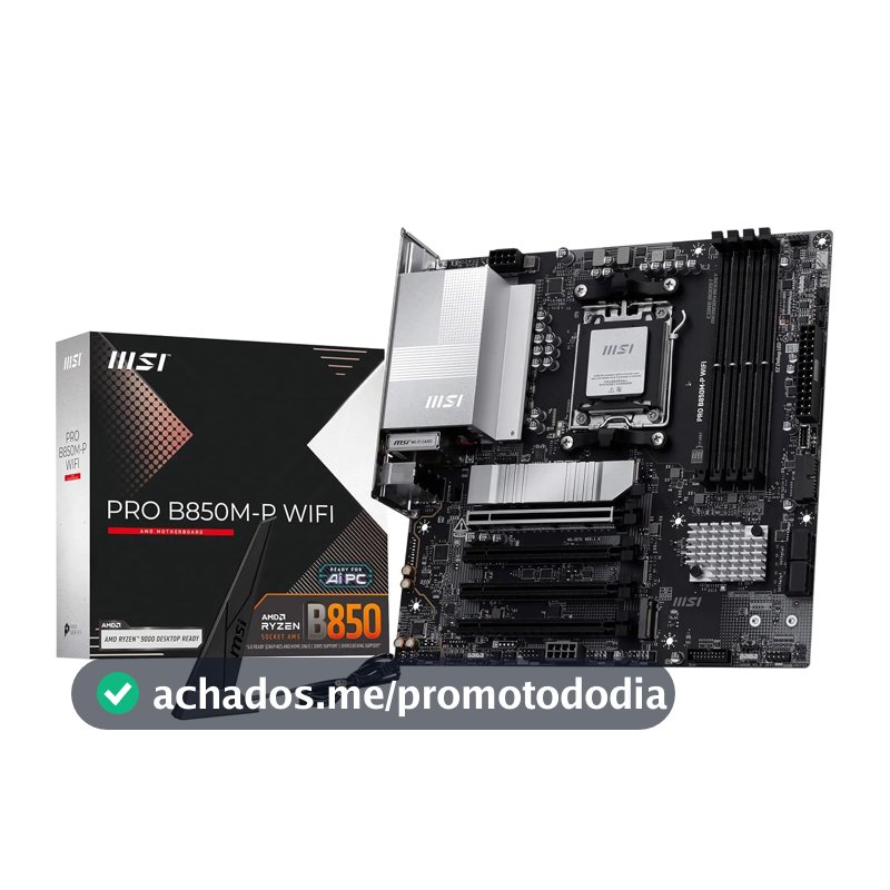 Placa Mãe MSI PRO B850M-P WIFI