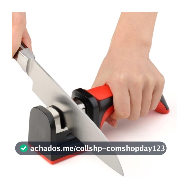 Amolador Afiador De Facas 3 Afiações Linha Profissional Sq
