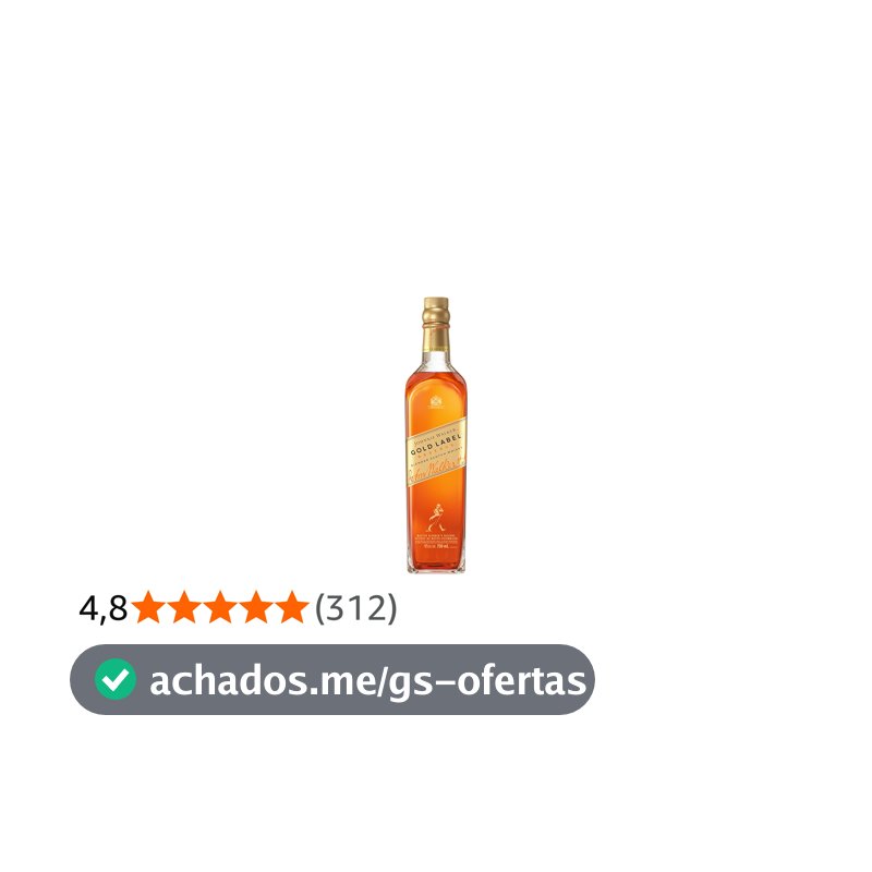 Whisky Johnnie Walker Gold Label 750ml