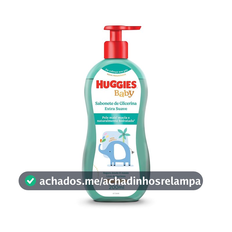 Sabonete Líquido Huggies Extra Suave - 200ml
