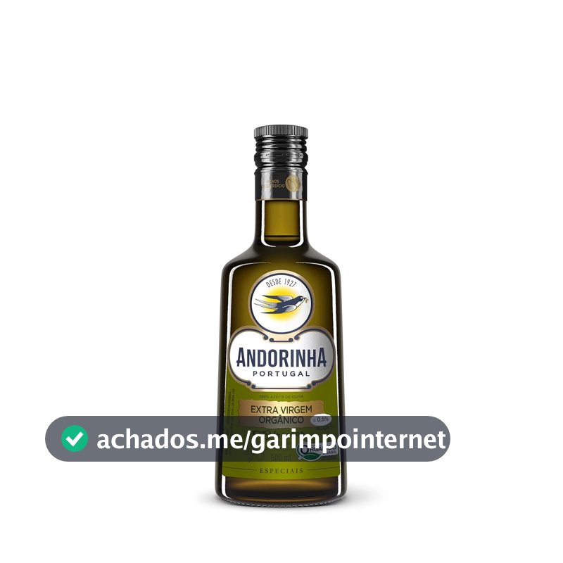 Azeite Andorinha Vidro Extra Virgem Orgânico 500ml
