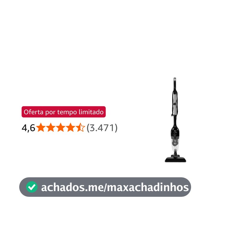 Aspirador de Pó Philco Vertical 2 em 1 1450w Preto Pas1600p - 127