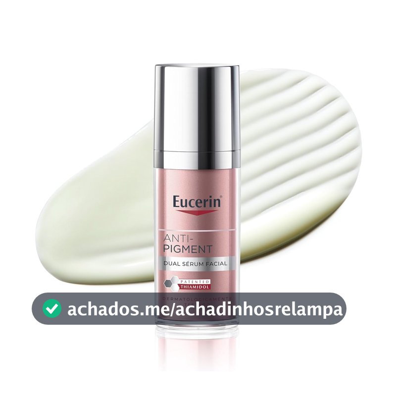 EUCERIN Dual Sérum Facial Antimanchas e Anti-idade 30ml, Anti-Pigment, Clareador, Thiamidol, Ácido Hialurônico