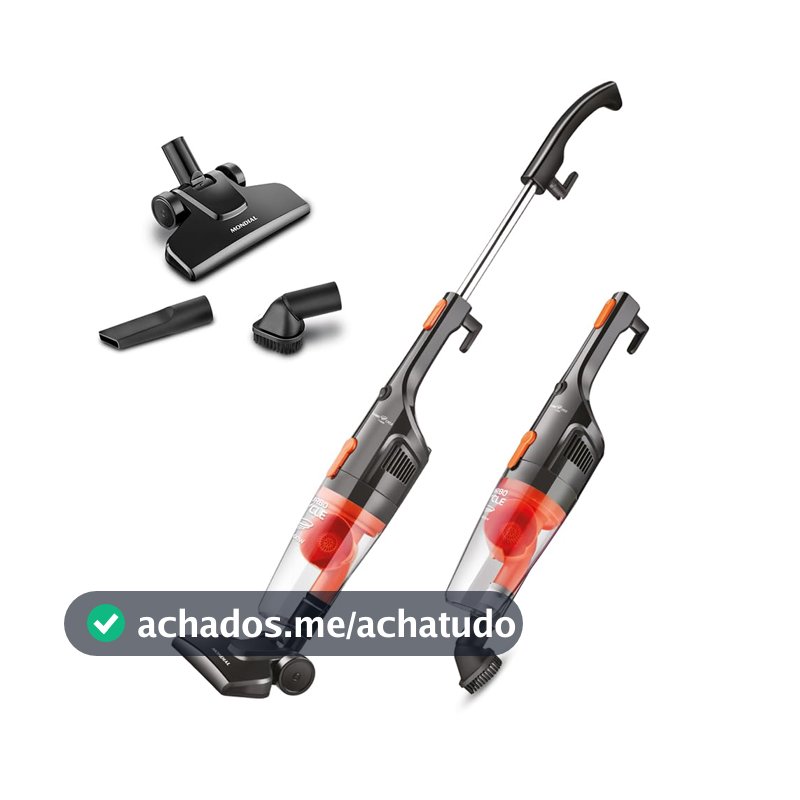 MONDIAL Aspirador de Pó Vertical Turbo Cycle, Preto/Laranja, 1100W, 110V - AP-35