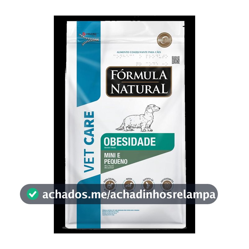 FÓRMULA NATURAL Ração Para Cães Vet Care Obesidade Porte Mini E Pequeno 10 1Kg Fórmula Natural