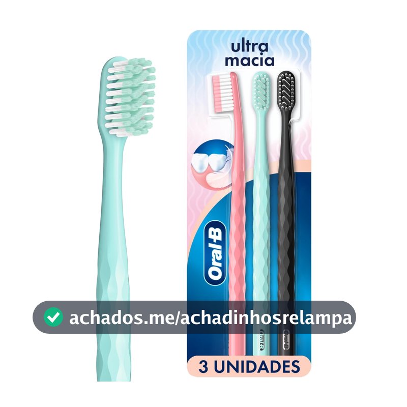 Oral B Iconic Premium, escova de dentes, 3 unidades